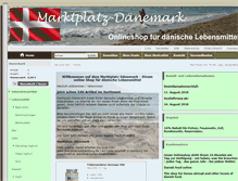 Tablet Screenshot of marktplatz-daenemark.de